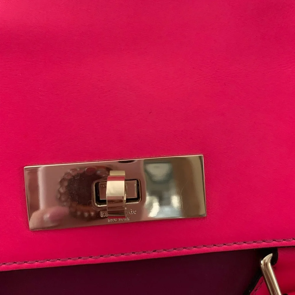 NWOT Kate Spade New York Moody Catherine Street Joanie Plum/Barbie Pink Satchel